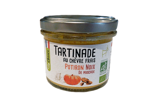 Tartinade au chvre frais - Potiron & Noix de Muscade